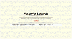 Desktop Screenshot of hessdorfersingkreis.de